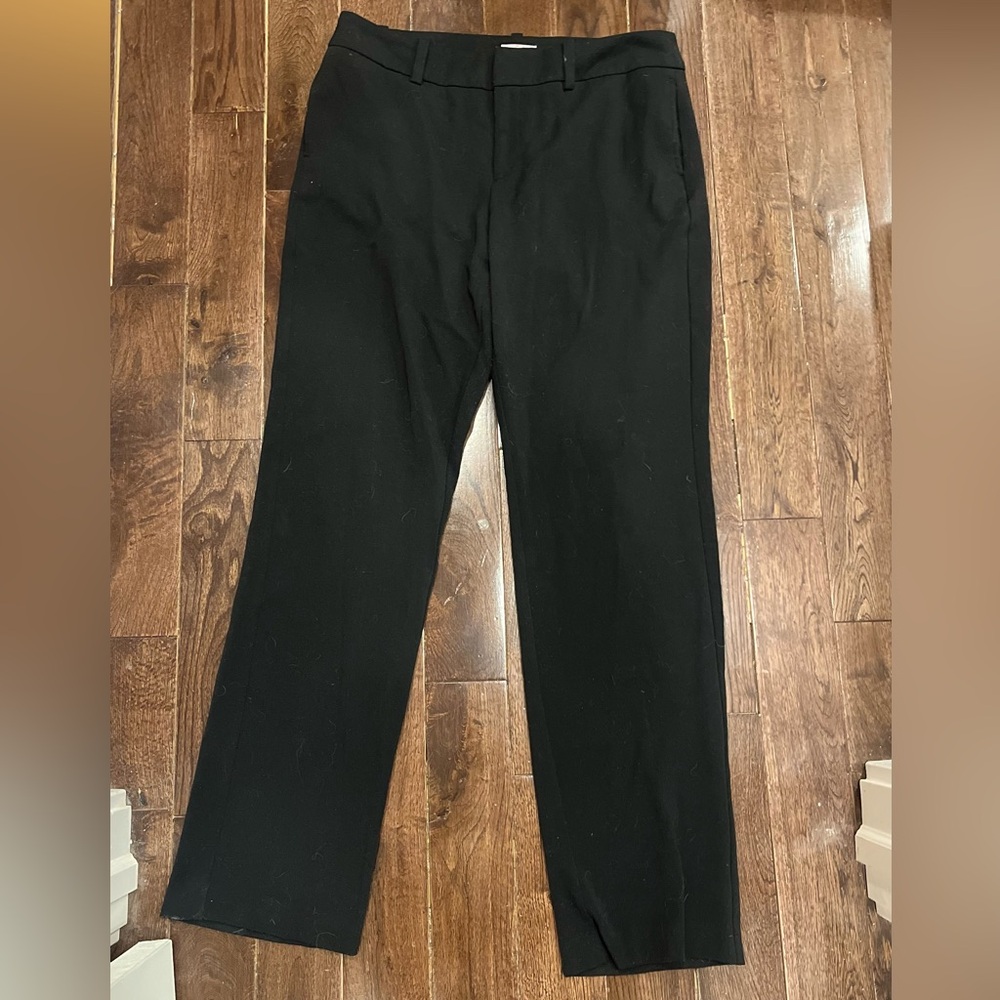 Merona Black Mid Rise Dress Pants- Size 10